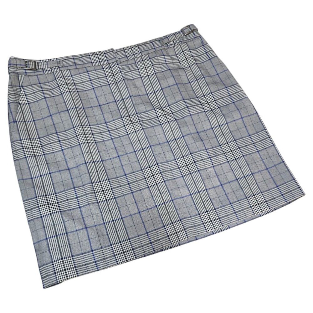 🏷️NWT  -   Plaid Mini Skirt HALOGEN sz 16  -  NWT🏷️